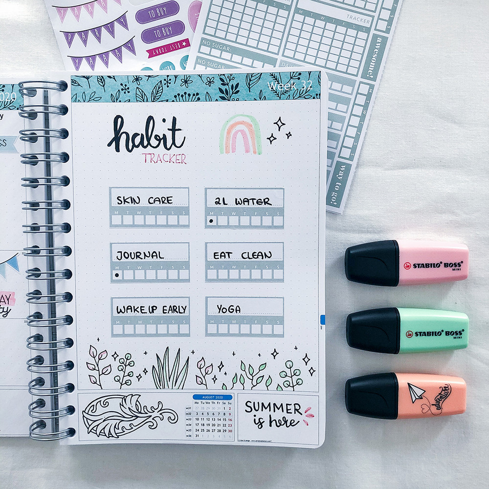 Inspo Guide to the Bujo Planner - 10 Ideas for Your Bullet Journal Spreads