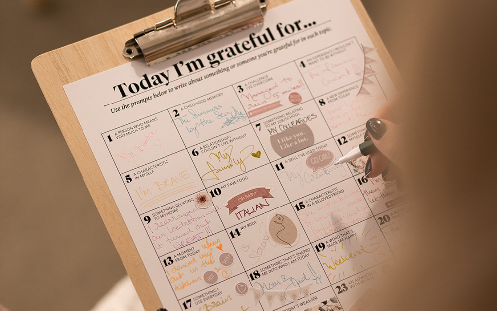 It’s well known that a simple gratitude practice can have a positive impact on our wellbeing. Create a gratitude habit today with our free printable!