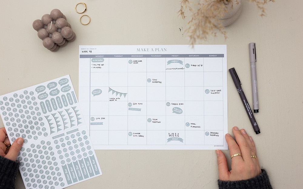 Have you discovered our newly released desk pad planners yet? Here’s 3 nifty ways of using the <i>Monthly</i> design.