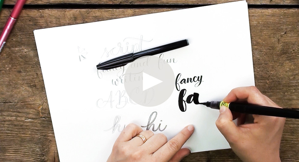 Anyone can learn to letter! With the help of lettering artist Sofie Björkgren-Näse you'll be guided through the basics of this craft, step-by-step, in our free video course. See all five videos here, and start pimping your planner with fun letterforms!