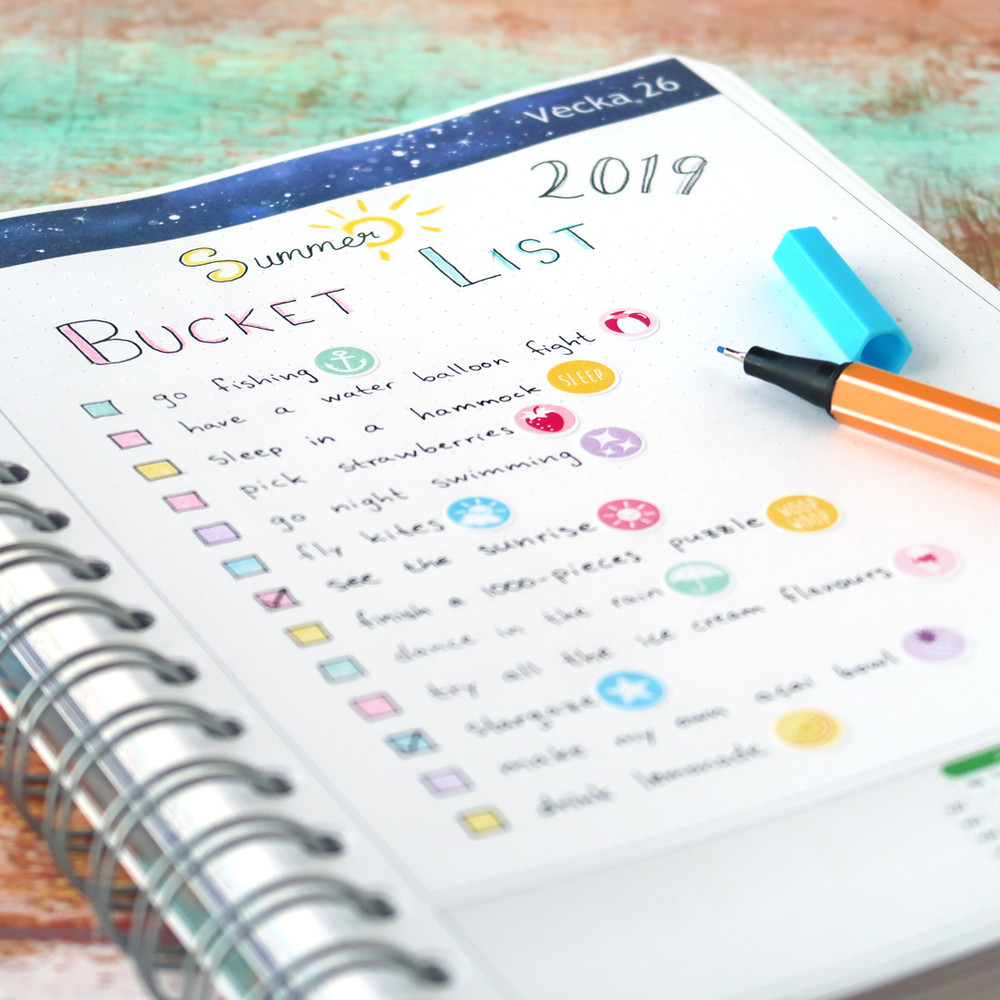 Bullet Journaling in a Personal Planner - 10 Fun Ideas