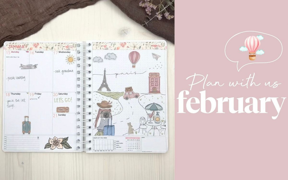 The most loving month of the year has arrived! It’s time to fill your planner with an extra dose of love this February. Join us and get inspired! 