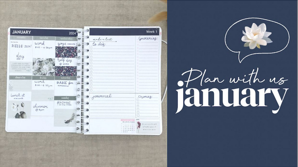 January = A new year full of opportunity! 2024 is finally here. Let’s dive into planning the first month of the year together.