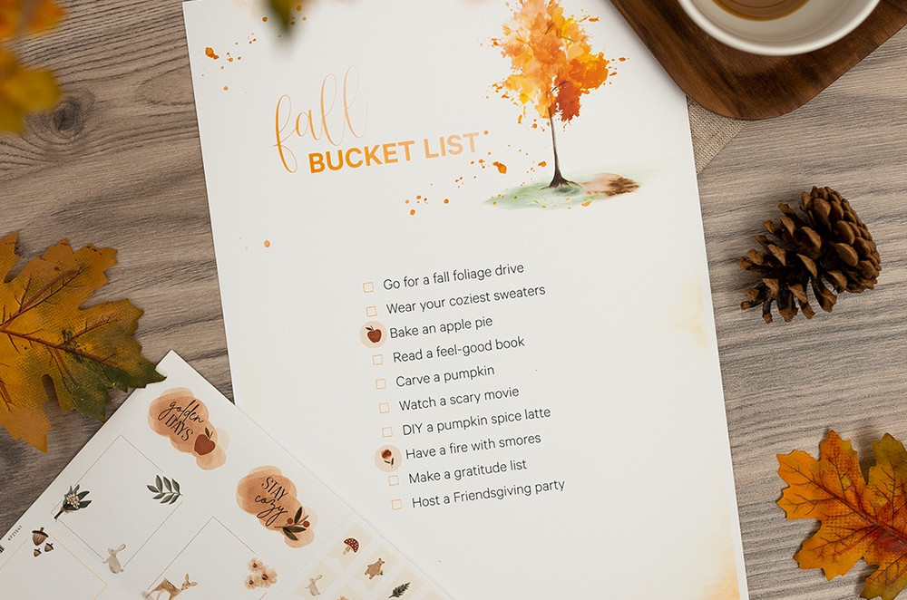 There are so many lovely, cozy things to do during this golden season and you won’t want to miss any! Download your Fall Bucket List here.