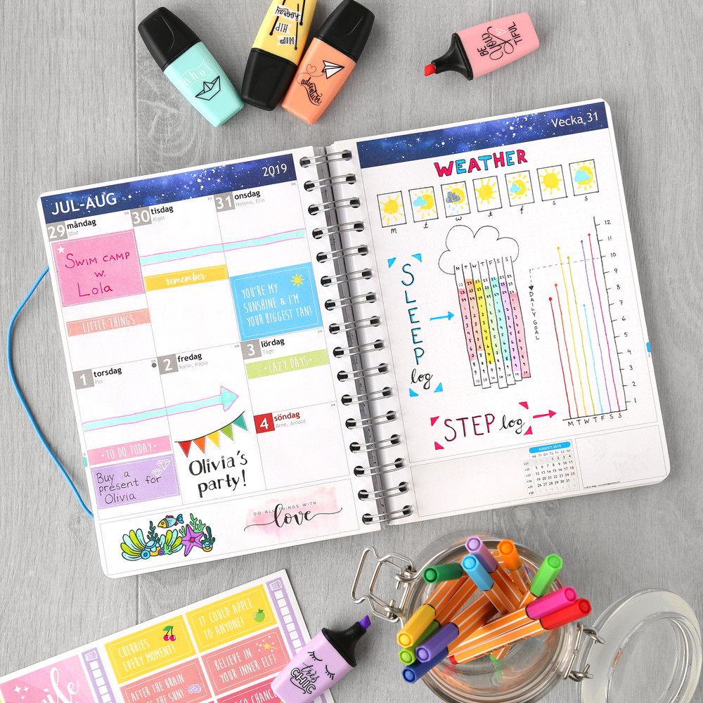 Bullet Journaling in a Personal Planner - 10 Fun Ideas