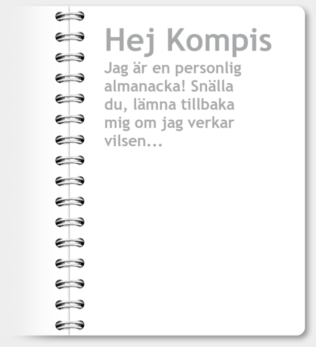 Personlig Almanacka™